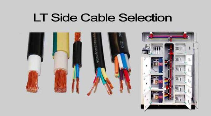 cable selection of low voltage line